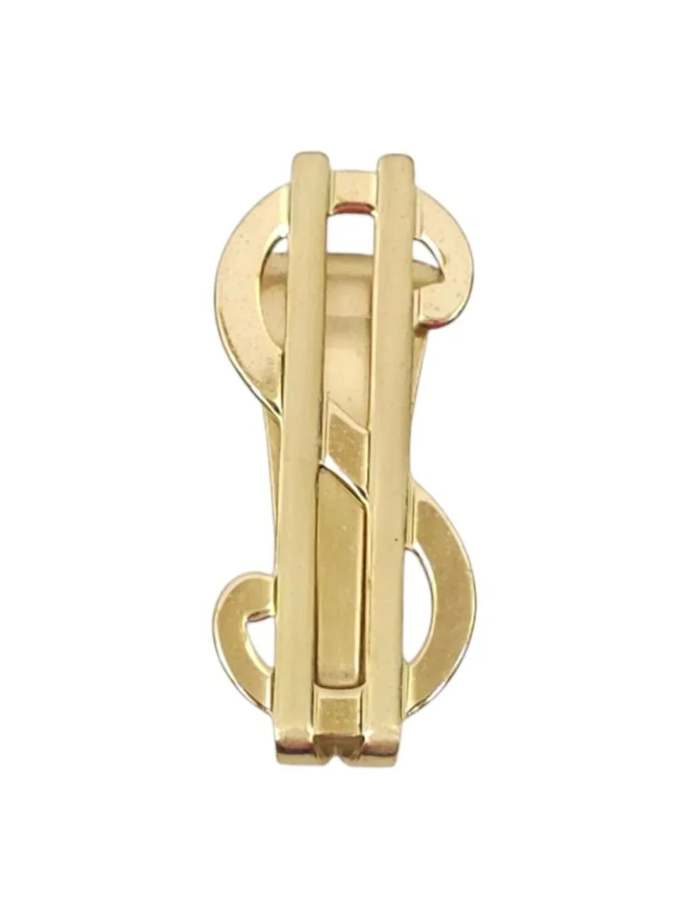 Anson Gold Tone Money Clip US Dollar Sign Vintage MCM Jewelry Accessory